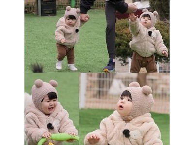 하루가 생후 14개월에 첫 걸음마 성공해 화제