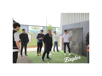 김경문 감독 스프링캠프 훈련 시설에 만족