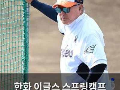 한화 이글스 스프링캠프 연습경기 부진에 팬들 실망